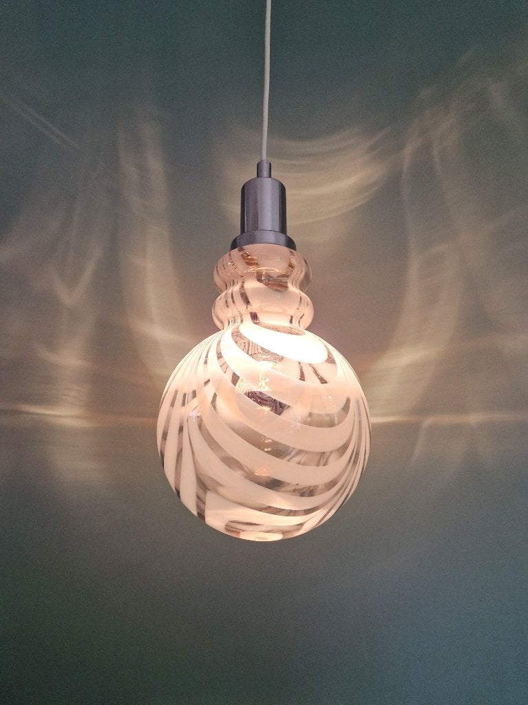 Suspension en verre de Murano à spirales, 1970, Enlèvement ou Envoi