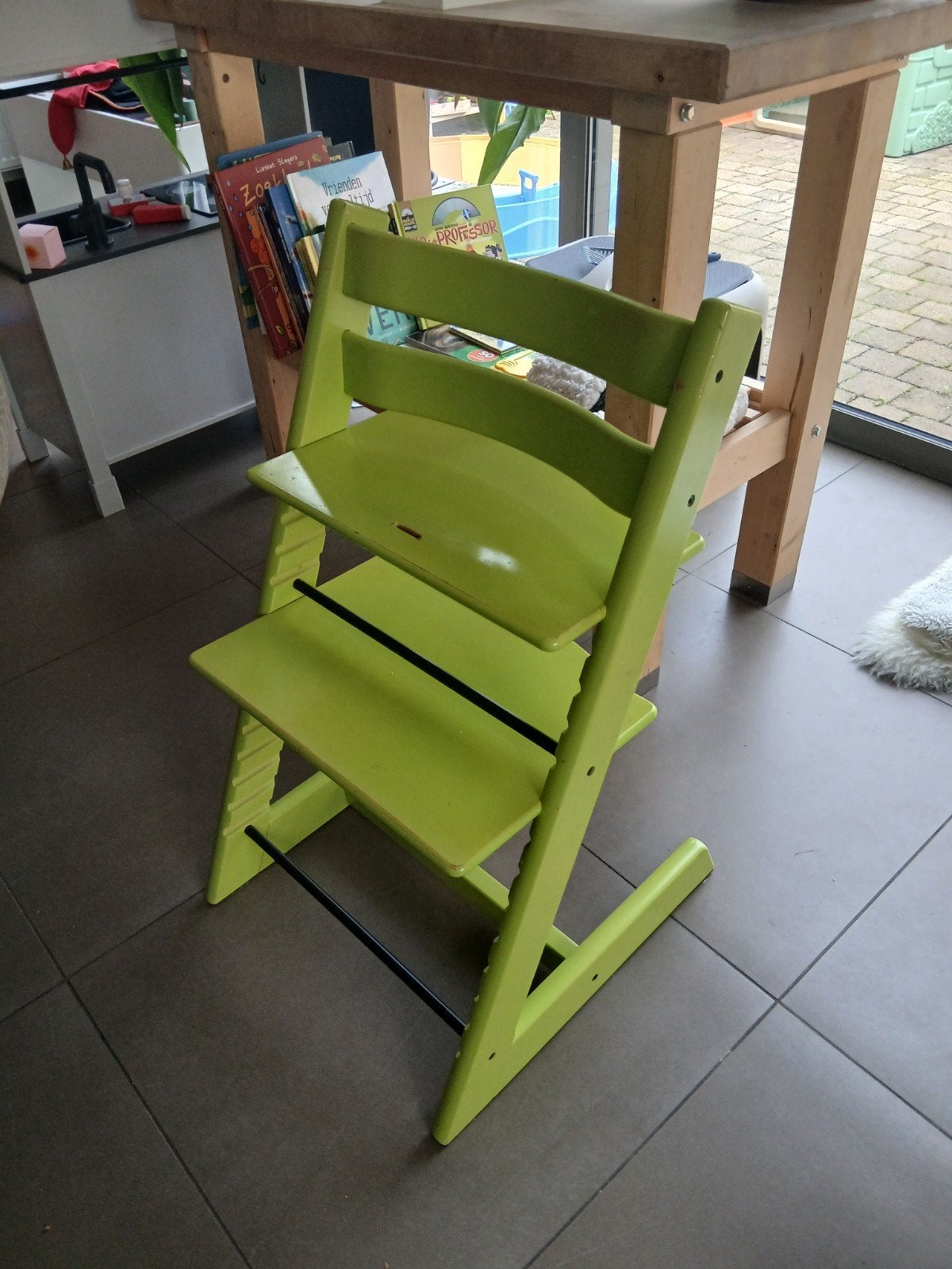 trip trap groen met zitje van stocke, Kinderen en Baby's, Ophalen