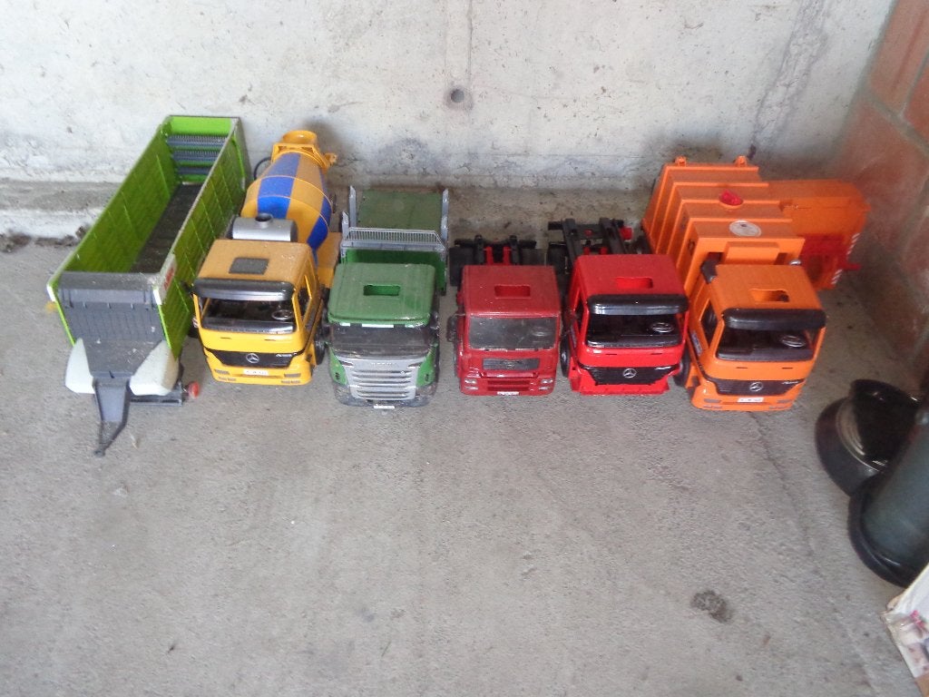 lot de 6 camions bruder, Enlèvement, Utilisé