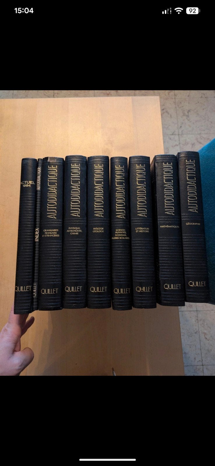 Set encyclopedie, Boeken, Ophalen