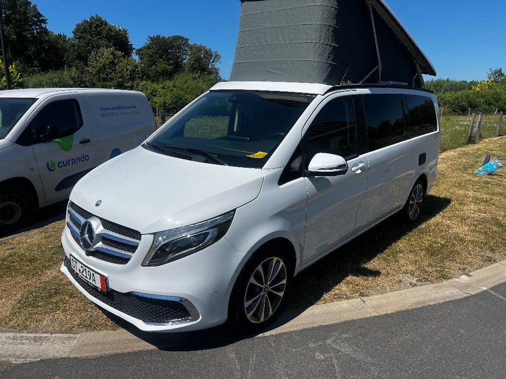 mercedes v 300 marco polo westfalia 117000 km, Auto's, Automaat, 4 cilinders, Startonderbreker, Wit