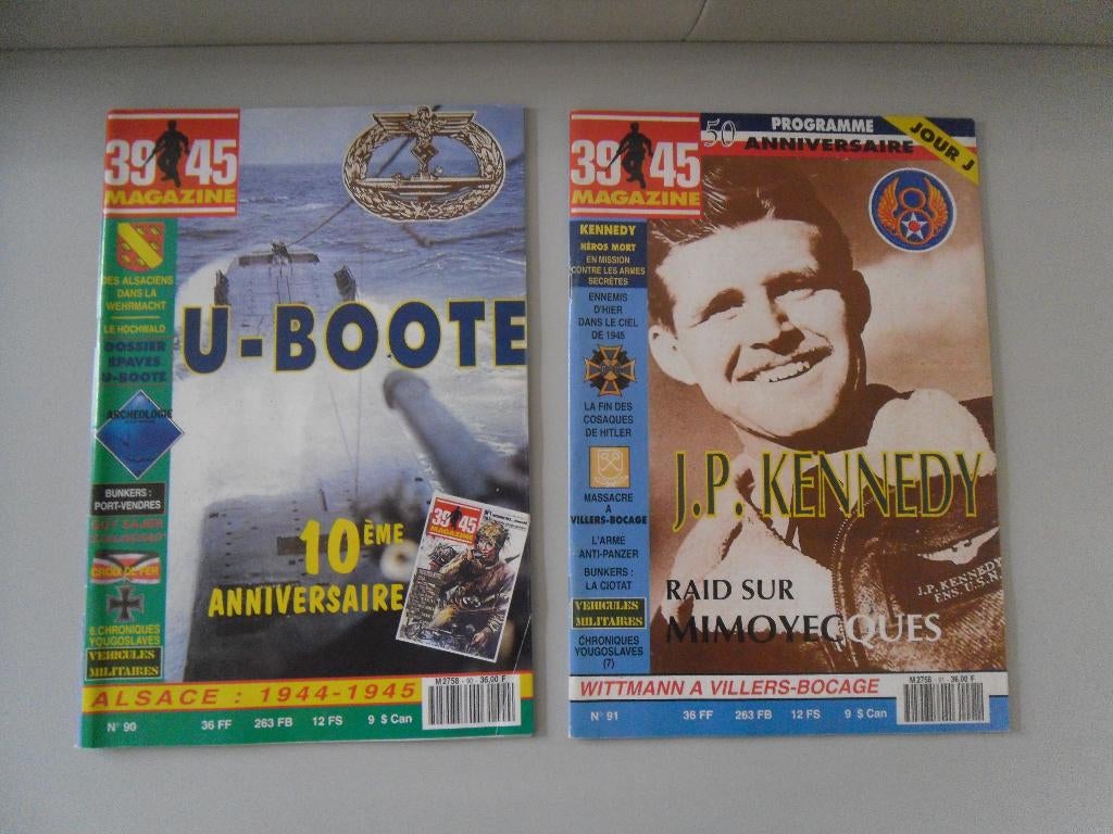10 revues "39 - 45 Magazine", Enlèvement ou Envoi, Général, Deuxième Guerre mondiale, Utilisé