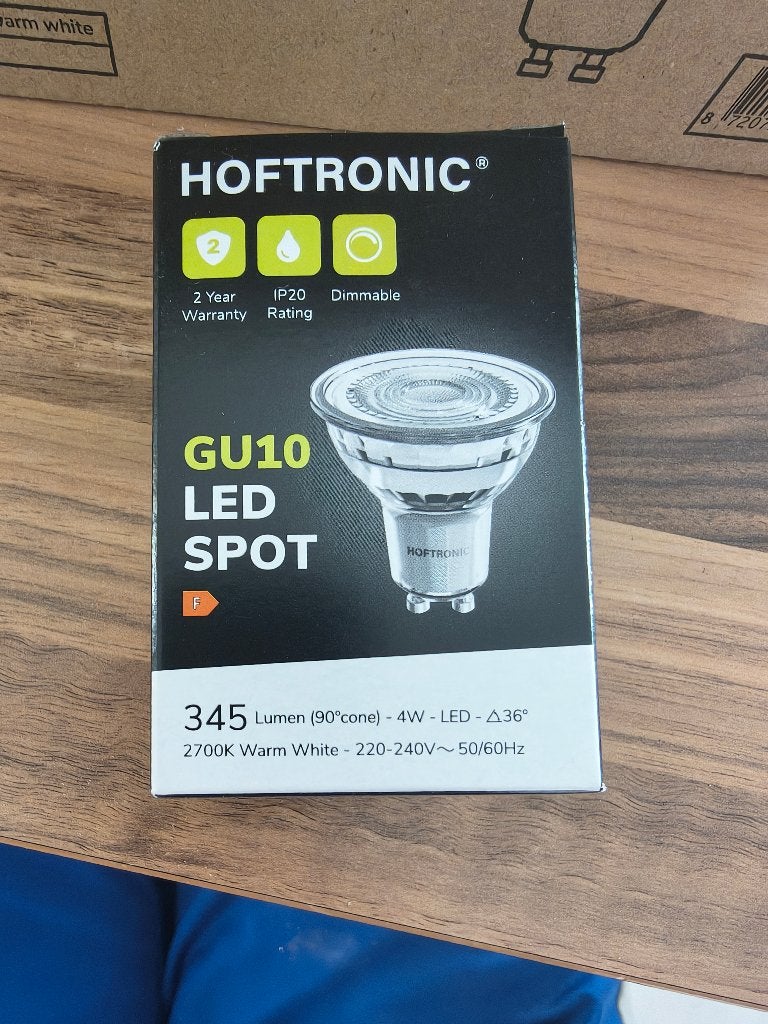 GU10 LED spot 230V, Maison & Meubles, Lampes | Spots, Neuf, GU10, Enlèvement, LED