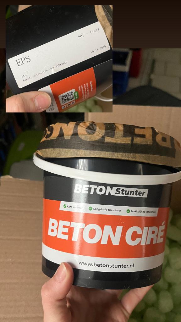Peinture Betonciré, Gris, Enlèvement ou Envoi, Comme neuf, Peinture