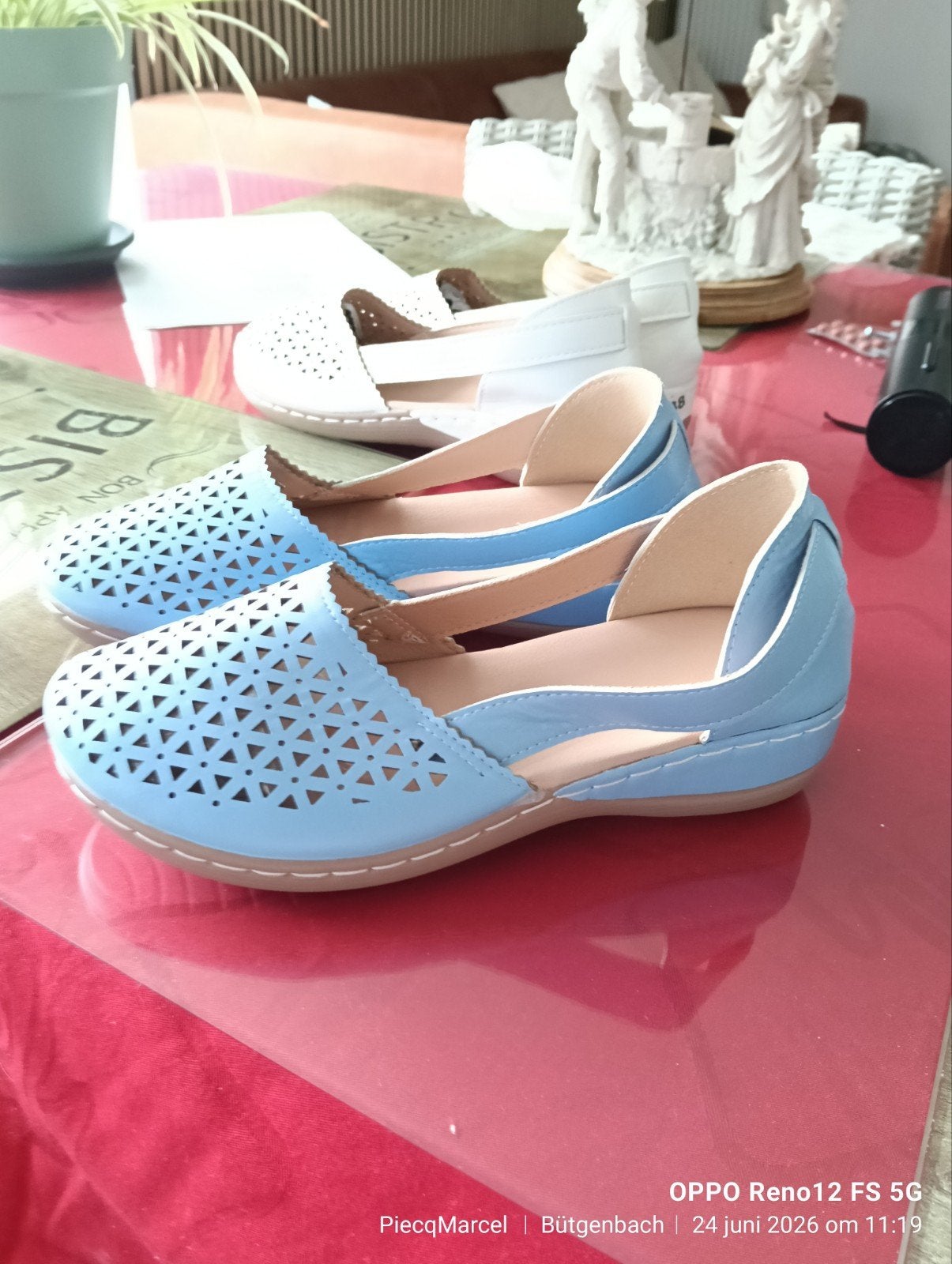 Ballerinas, Sandalen, orthopedische, Ophalen of Verzenden, Blauw