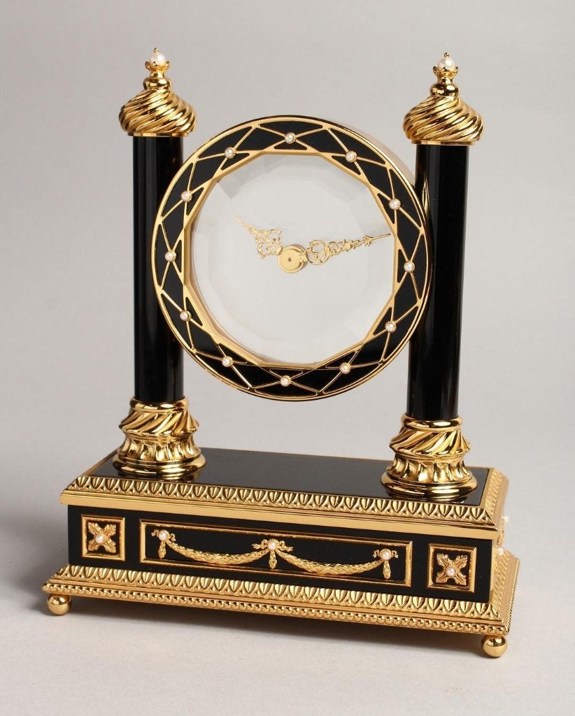 Fabergé Mystery Clock by Franklin Mint 1988, Antiek en Kunst, Antiek | Klokken, Ophalen