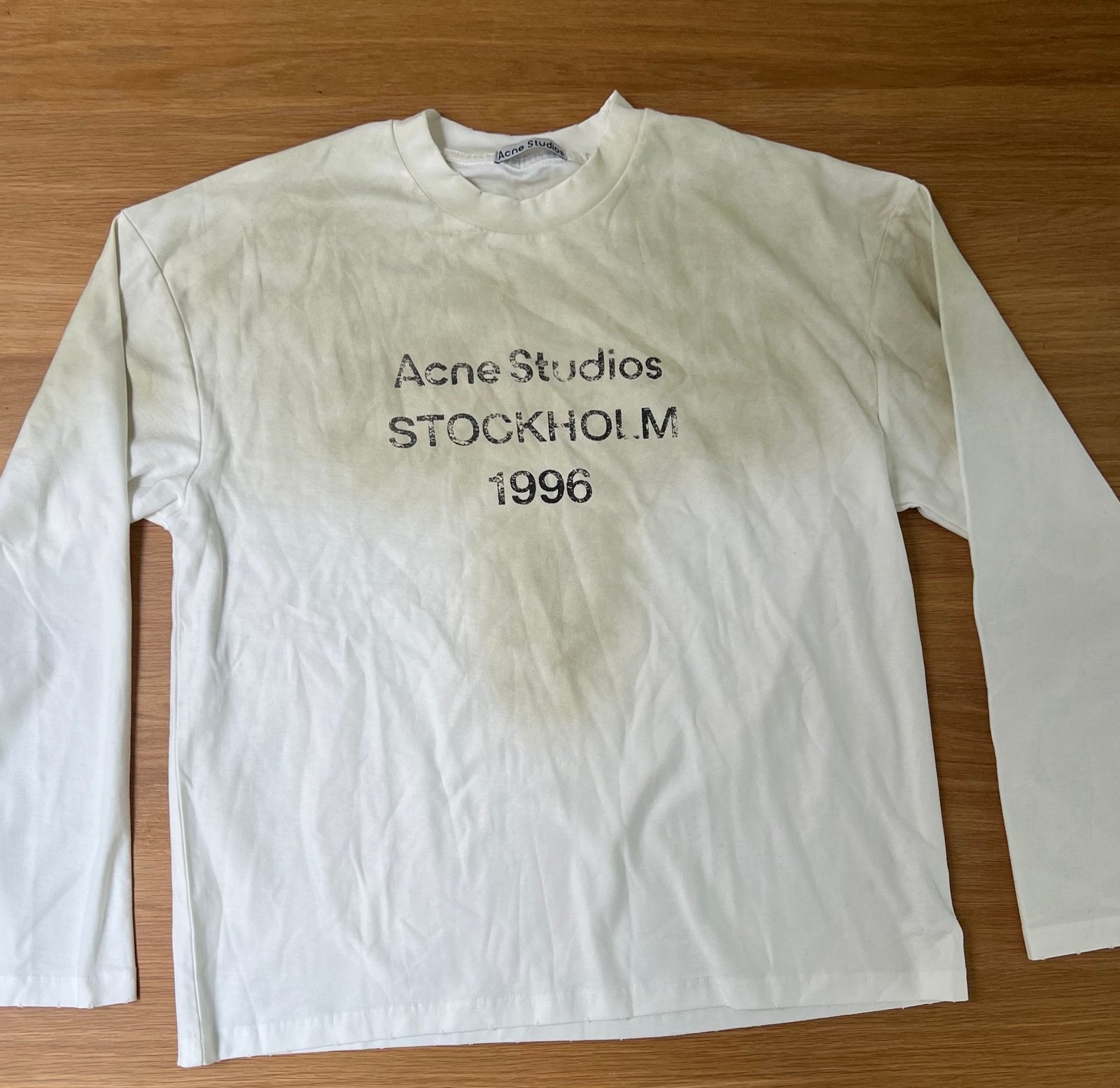 Acne Studios off-white maat L, Vêtements | Hommes, T-shirts, Envoi, Neuf, Taille 52/54 (L), Blanc