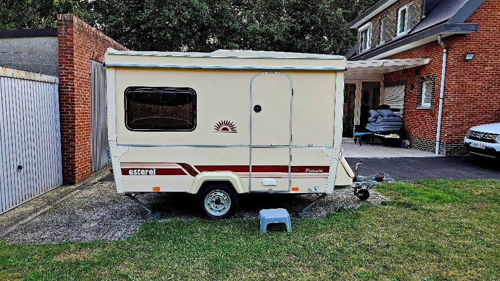 esterel plooicaravan, Caravans en Kamperen, Ophalen, Tot en met 3, Aanwezig, Overige merken