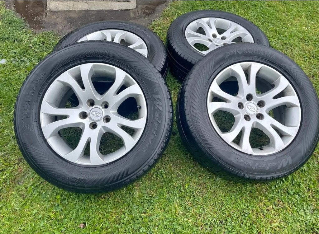4 17 inch Hyundai Tucson lichtmetalen velgen (5x114.3), Ophalen, Gebruikt, Hyundai