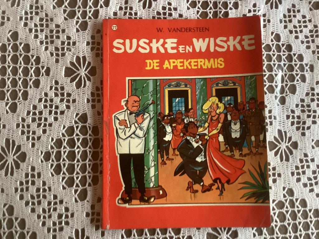 Suske en Wiske 1 ste druk De apenkermis 1967, Boeken, Ophalen of Verzenden, Gelezen