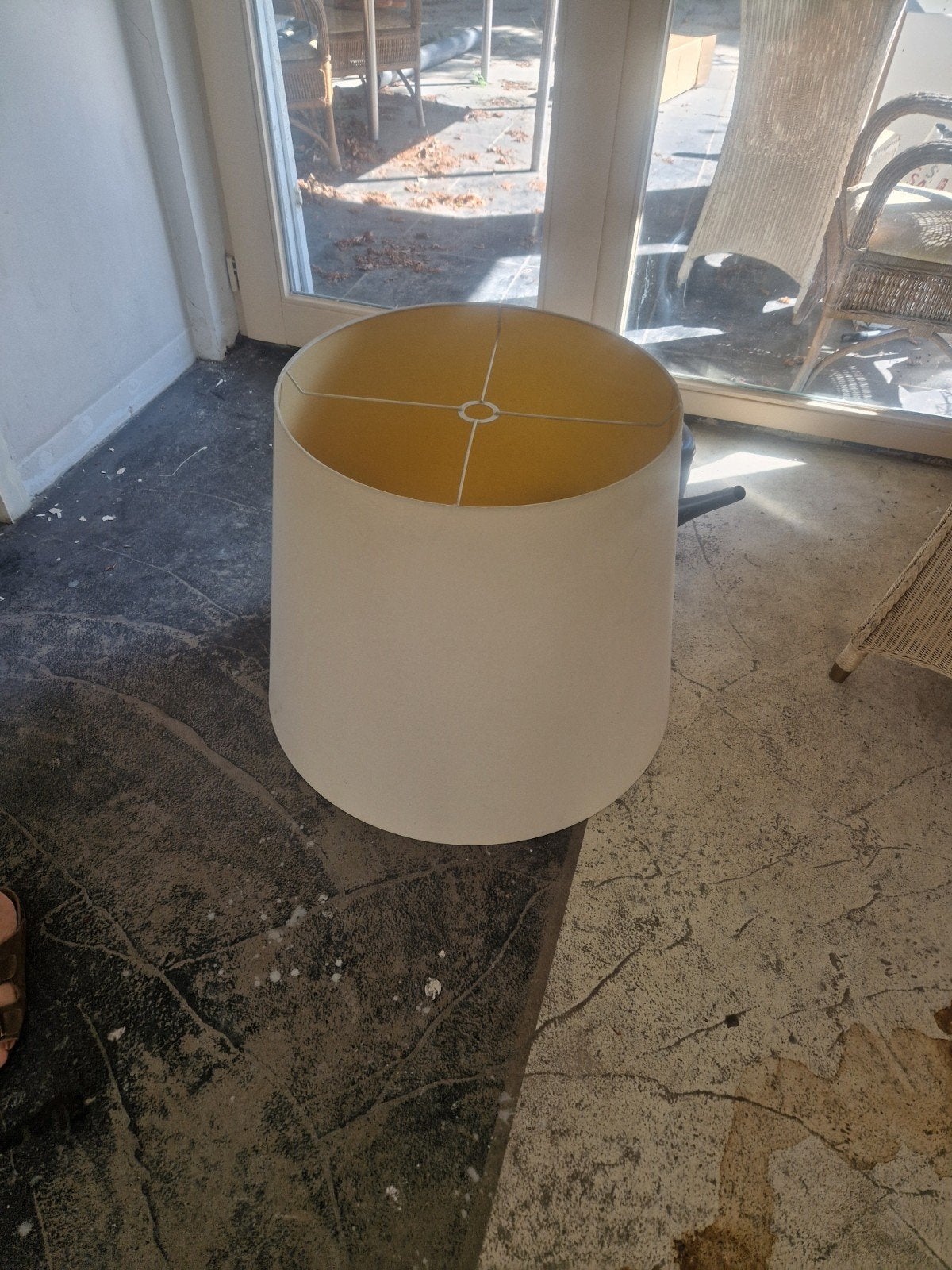 grote lampenkap, Huis en Inrichting, Gebruikt, 57 cm, 60 cm, Crème