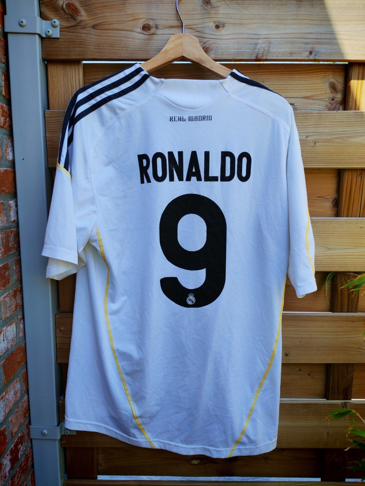 Ronaldo 2009 Real Madrid magnifique chemise XL, Enlèvement ou Envoi, Maillot