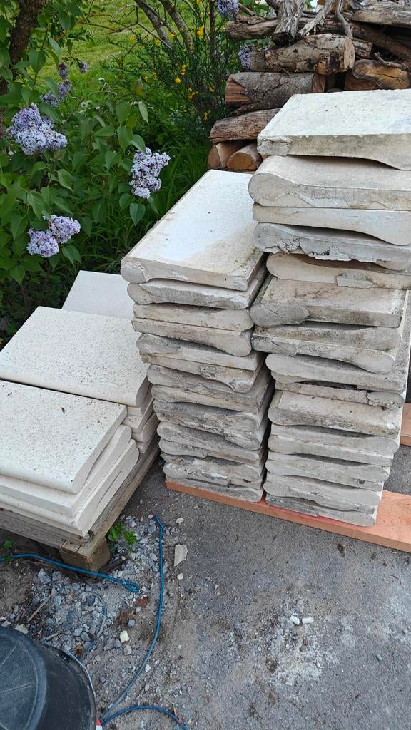 margelle piscine, Bricolage & Construction, Dalles & Carrelages, Utilisé, Enlèvement
