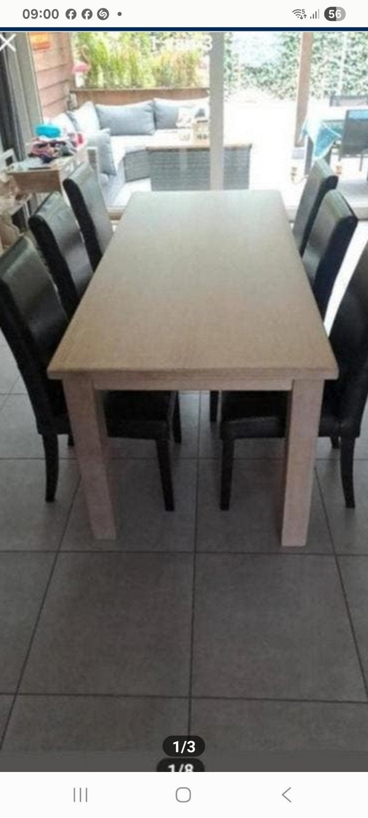 Salon en eetkamertafel set, Huis en Inrichting, Ophalen