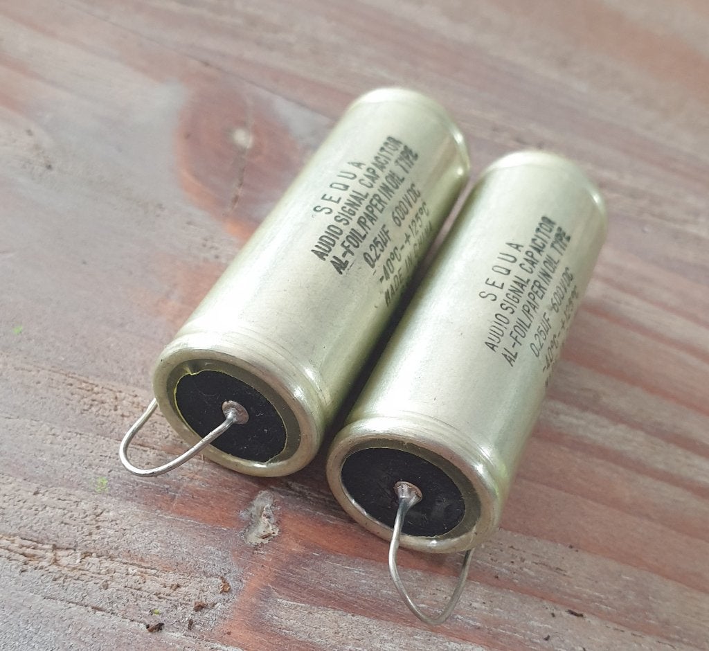Nouvelle paire de papier à l'huile. 0,25 uf, 600 vdc, TV, Hi-fi & Vidéo, Amplificateur à lampes, Enlèvement ou Envoi, Autres pièces