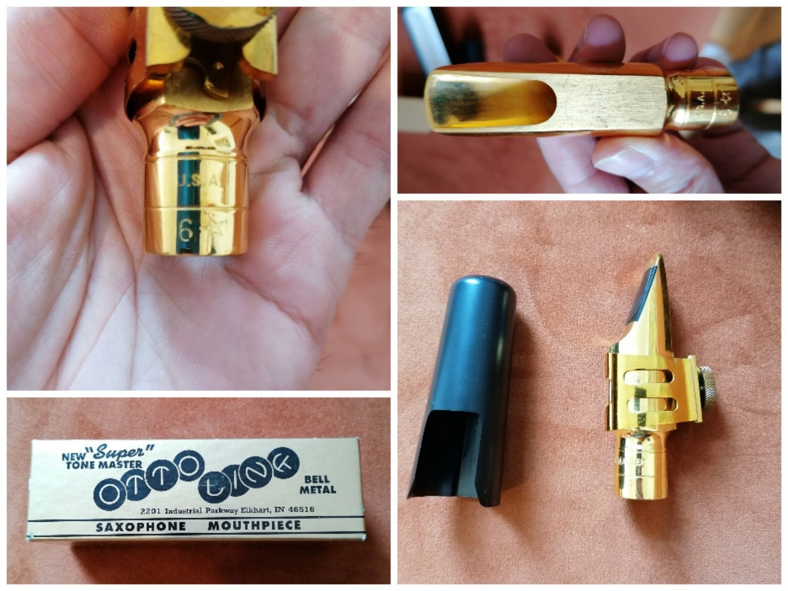 Bec saxophone alto Otto link métal, Alto