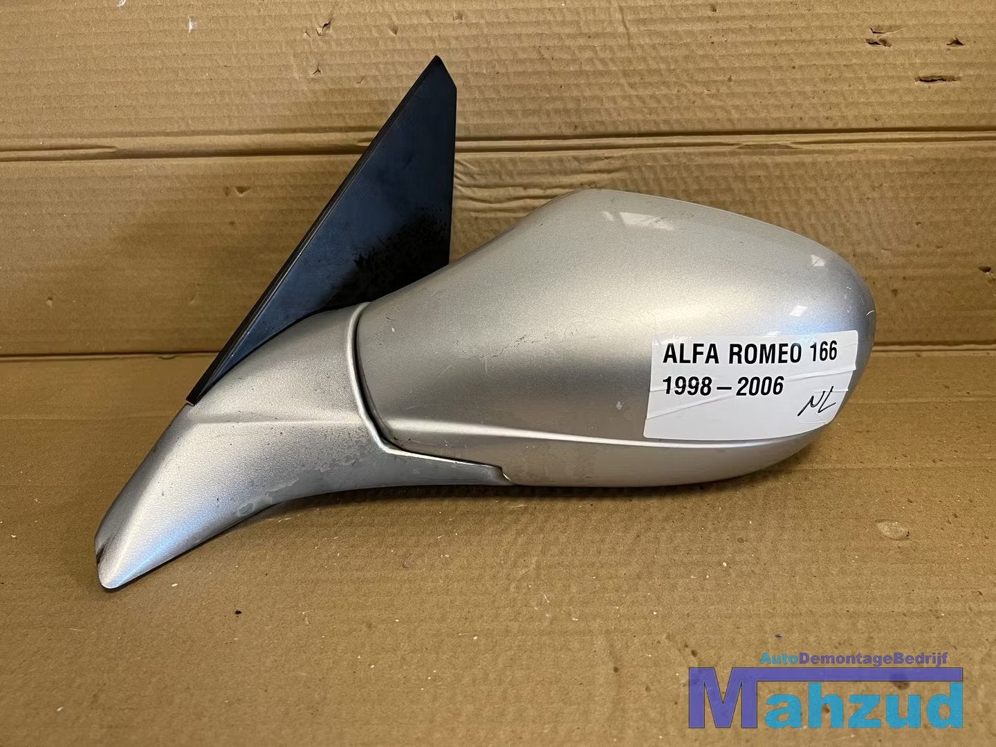 ALFA ROMEO 166 Grijs zilver Links spiegel 1998-2006, Gebruikt, Dpofca@stellantis.com, Stellantis Europe S.p.A., Alfa Romeo