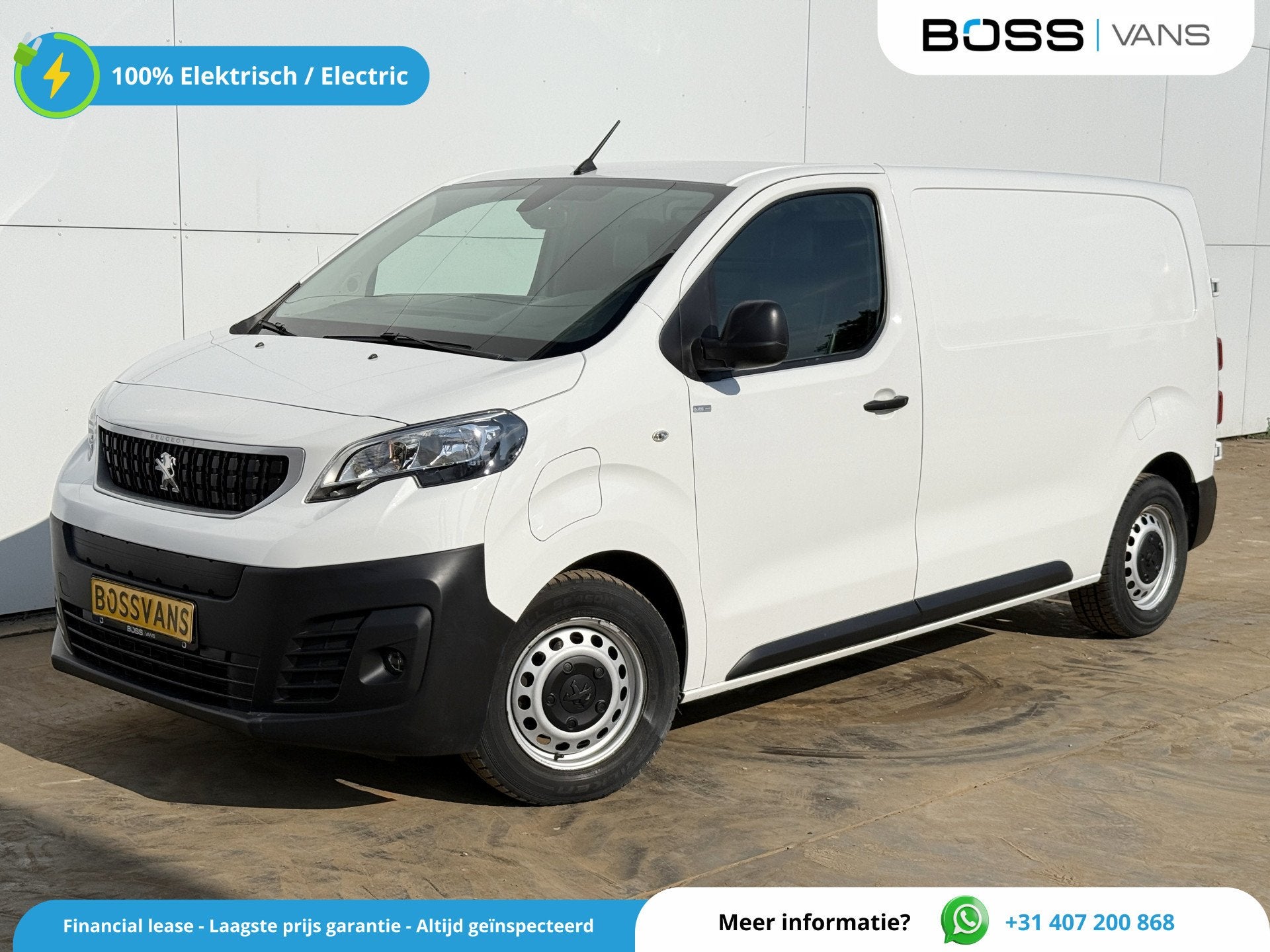 Peugeot e-Expert 75 kWh 136PK L2H1 330km WLTP 96.3% (SOH) Sn, 100 kW, 330 km, Achat, Entreprise