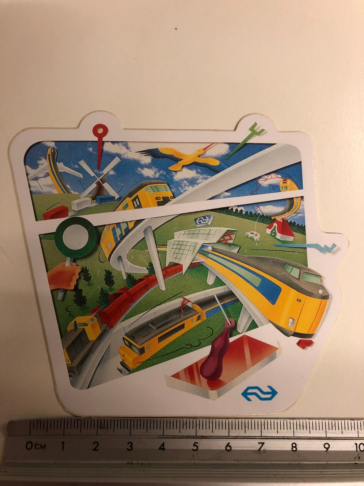 Sticker spoorwegen, Verzamelen, Ophalen of Verzenden, Nieuw, Trein, Overige typen
