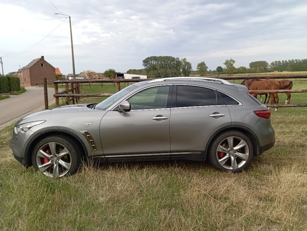 Infiniti FX 37 Lichte vracht/ LPG 2010, Autos, Cuir, Achat, 3696 cm³, Noir