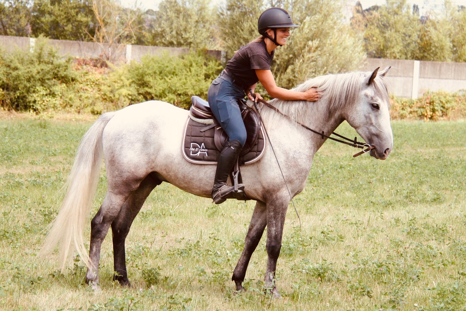 4-jarige schimmelruin – 155 cm – Lippizaner-mix, Dieren en Toebehoren, Gechipt, Minder dan 160 cm, Ruin, Zadelmak