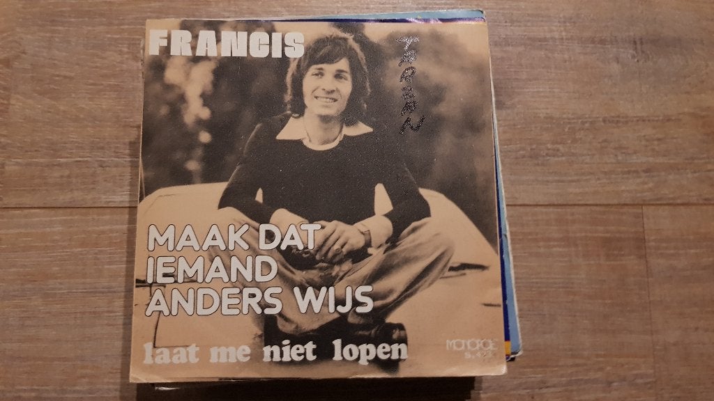 7" Francis - Maak dat iemand anders wijs, CD & DVD, Vinyles Singles, Enlèvement ou Envoi, Utilisé, 7 inch, En néerlandais