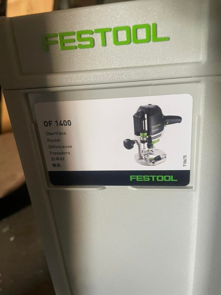 Festool bovenfrees, Doe-het-zelf en Bouw, Ophalen, Nieuw, Bovenfrees