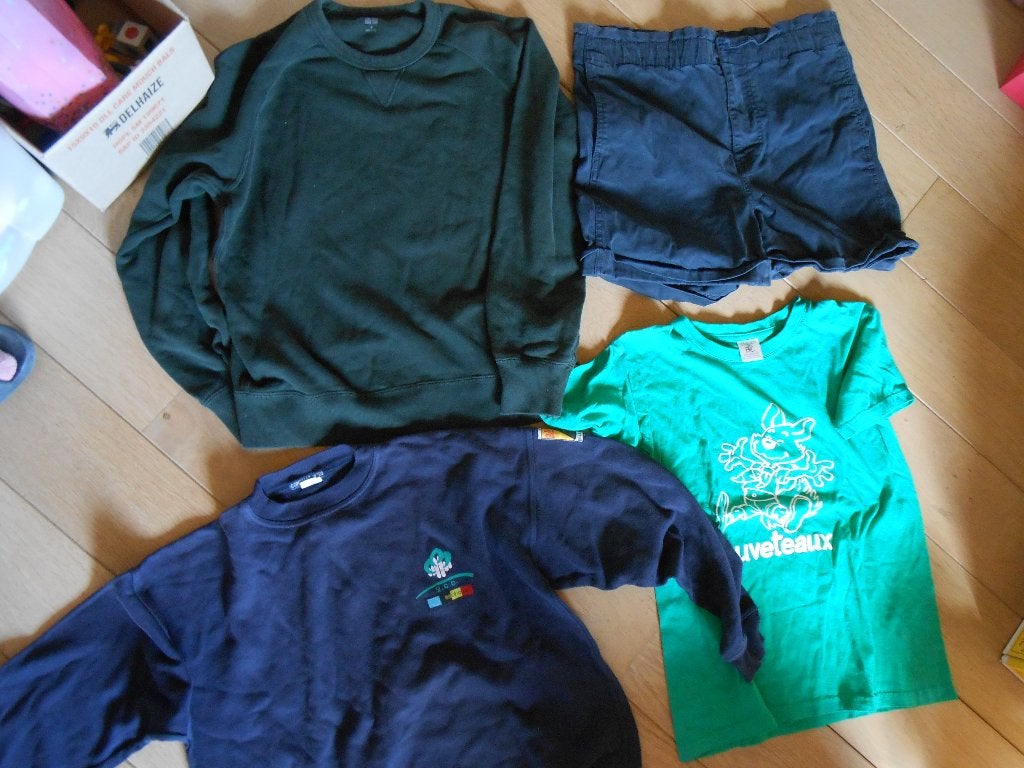 tshirt louveteau 14A OU sweat scout/guide OU short coton 16A, Enlèvement, Utilisé, Garçon ou Fille