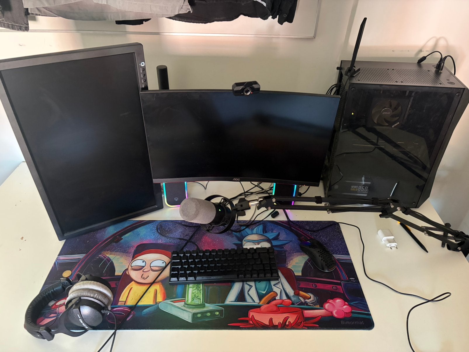 Configuration complète du PC de jeu + accessoires, Informatique & Logiciels, Ordinateurs de bureau, Comme neuf, Inconnu, SSD, 32 GB