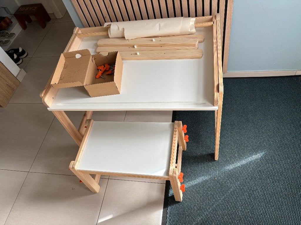 bureau et banc flisat pour enfant, Maison & Meubles, Comme neuf, Enlèvement, IKEA, Bureau enfant