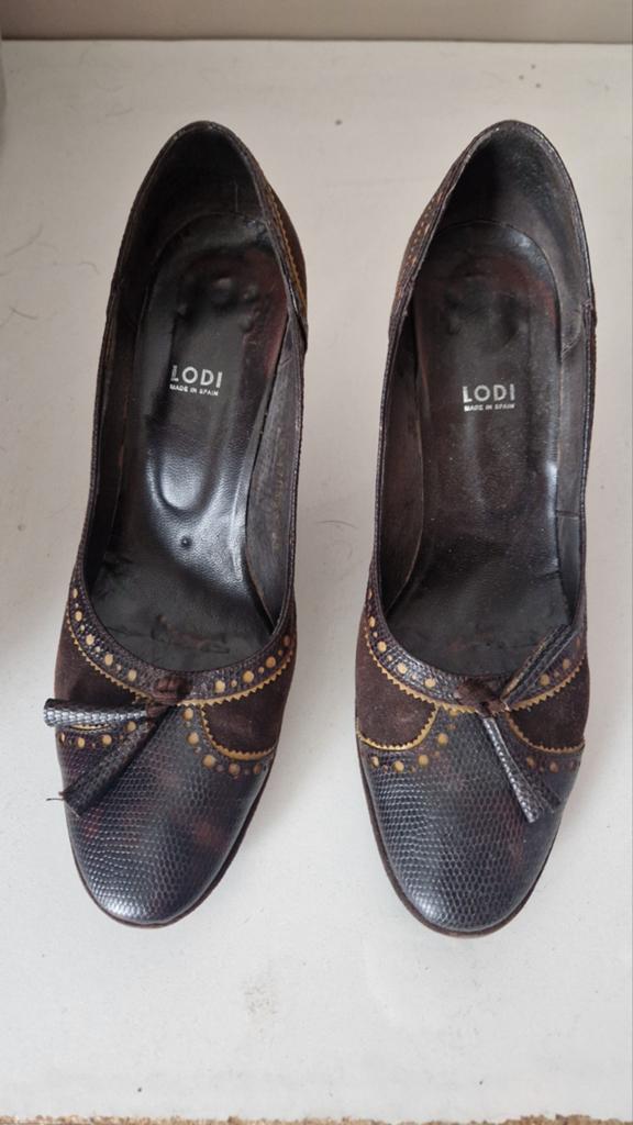 Lodi pumps donkerbruin, Kleding | Dames, Schoenen, Pumps, Bruin, Ophalen of Verzenden, Lodi
