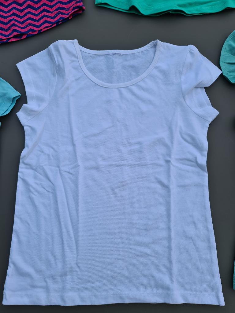 wit t-shirt, 116, Kinderen en Baby's, Kinderkleding | Maat 116, Ophalen, Zo goed als nieuw