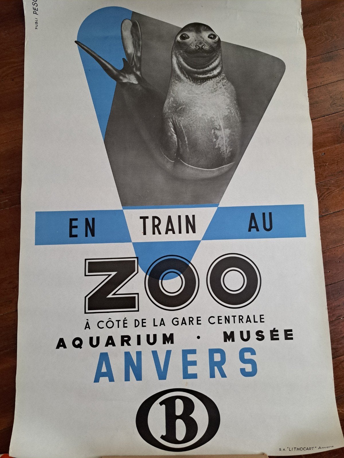 Poster/affiche zoo antwerpen, Ophalen, Poster