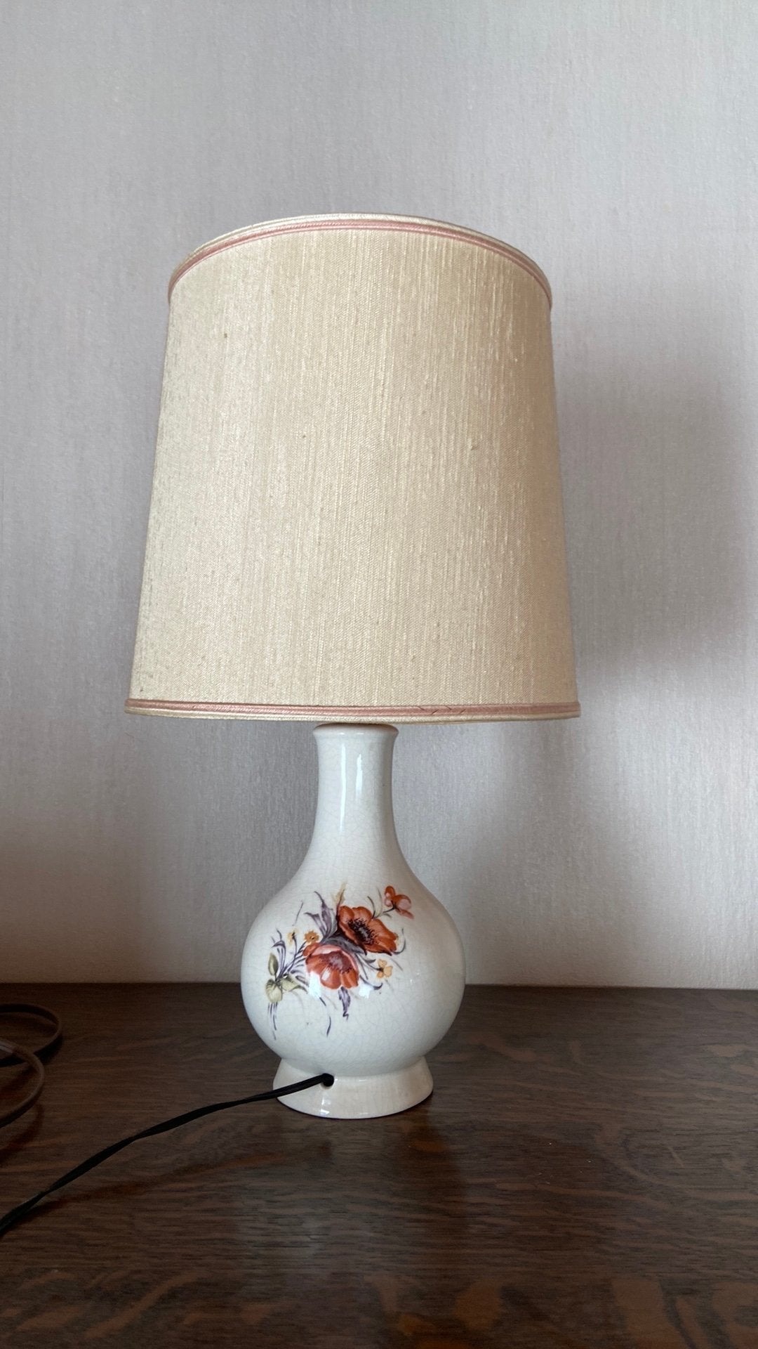 Tafellamp in keramiek, Gebruikt, Meerkleurig, Keramiek, 45 cm
