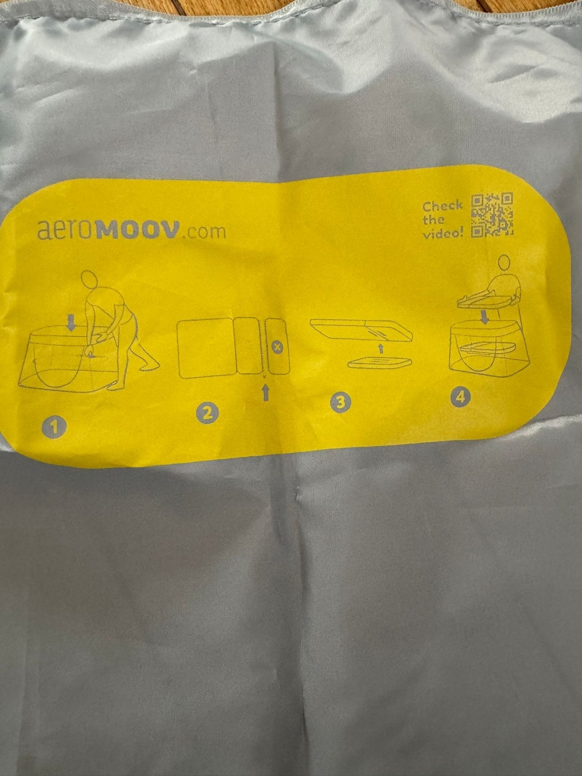 Lit parapluie de voyage AeroMoov Instant sac de transport, Enfants & Bébés, Enlèvement, Comme neuf, Lit de voyage