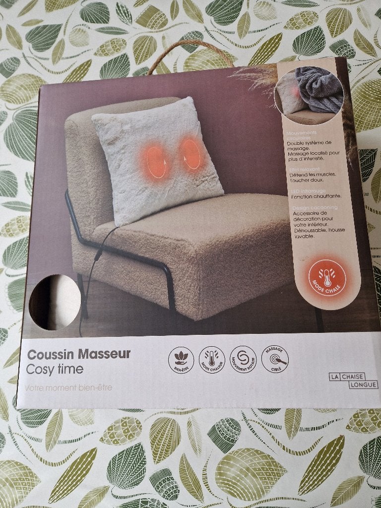 Coussin massant et/ou chauffant Cosy time, Sport en Fitness, Gezondheidsproducten en Wellness, Ophalen, Zo goed als nieuw, Overige typen