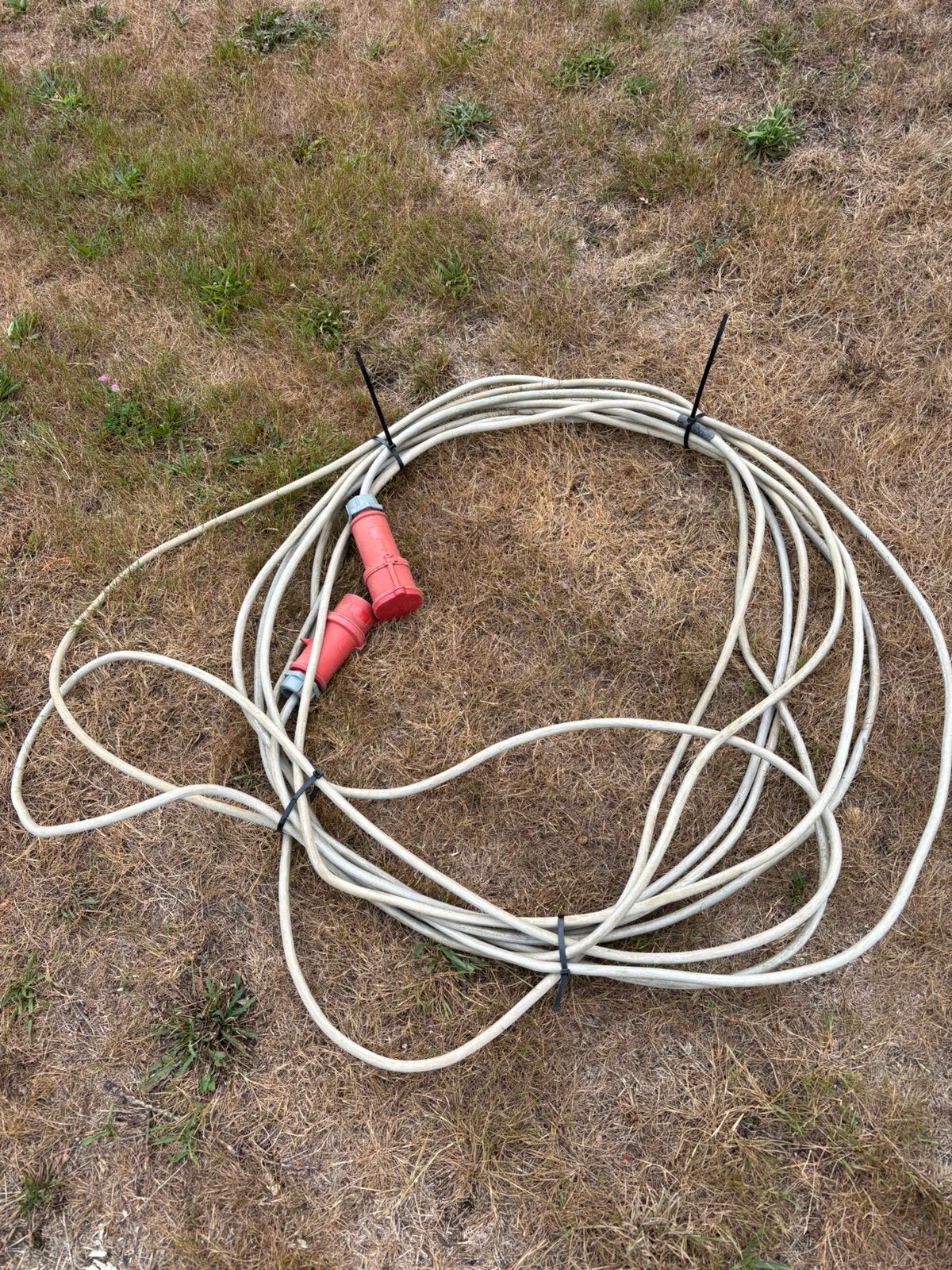Verlengkabel 400V / krachtstroom – 25 meter – CEE rood, Ophalen, Gebruikt, Stekker