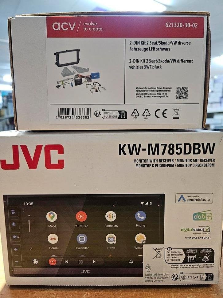 JVC KW-M785DBW PLUS STUURINTERFACE GOLF