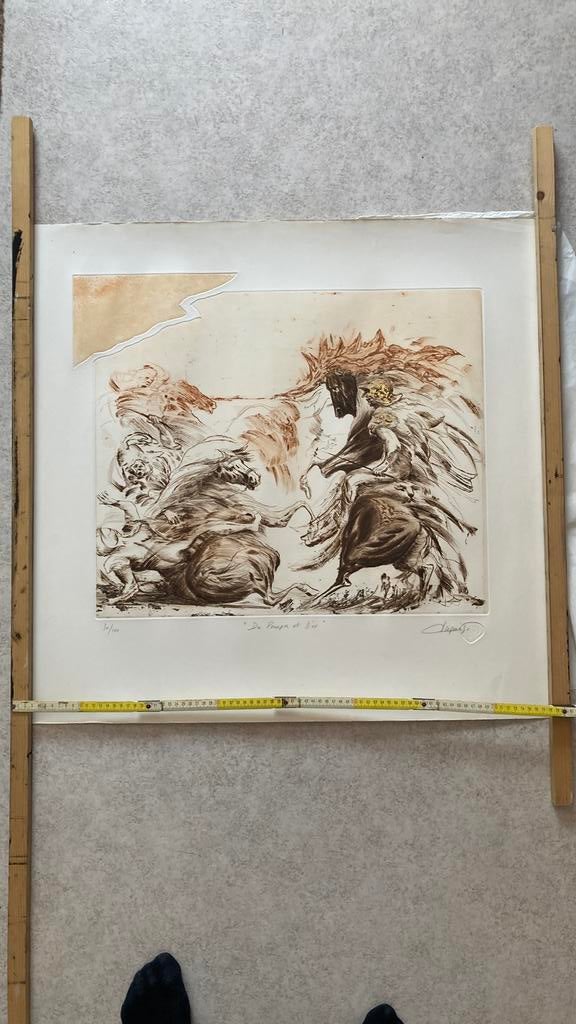 Jean-Dupuis (ets 80-x75 cm)KOOPJE, Ophalen of Verzenden