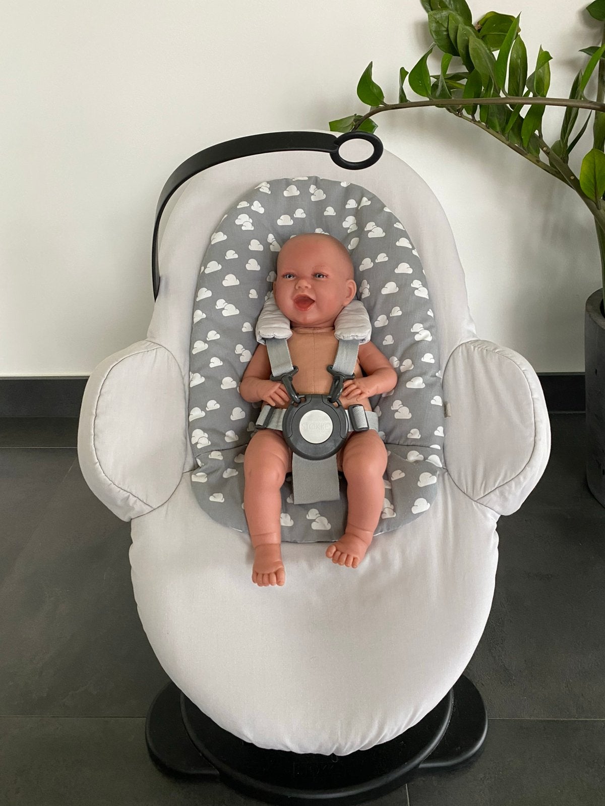 Stokke Steps Wipstoel, Enfants & Bébés, Enlèvement, Comme neuf, Chaise rebondissante