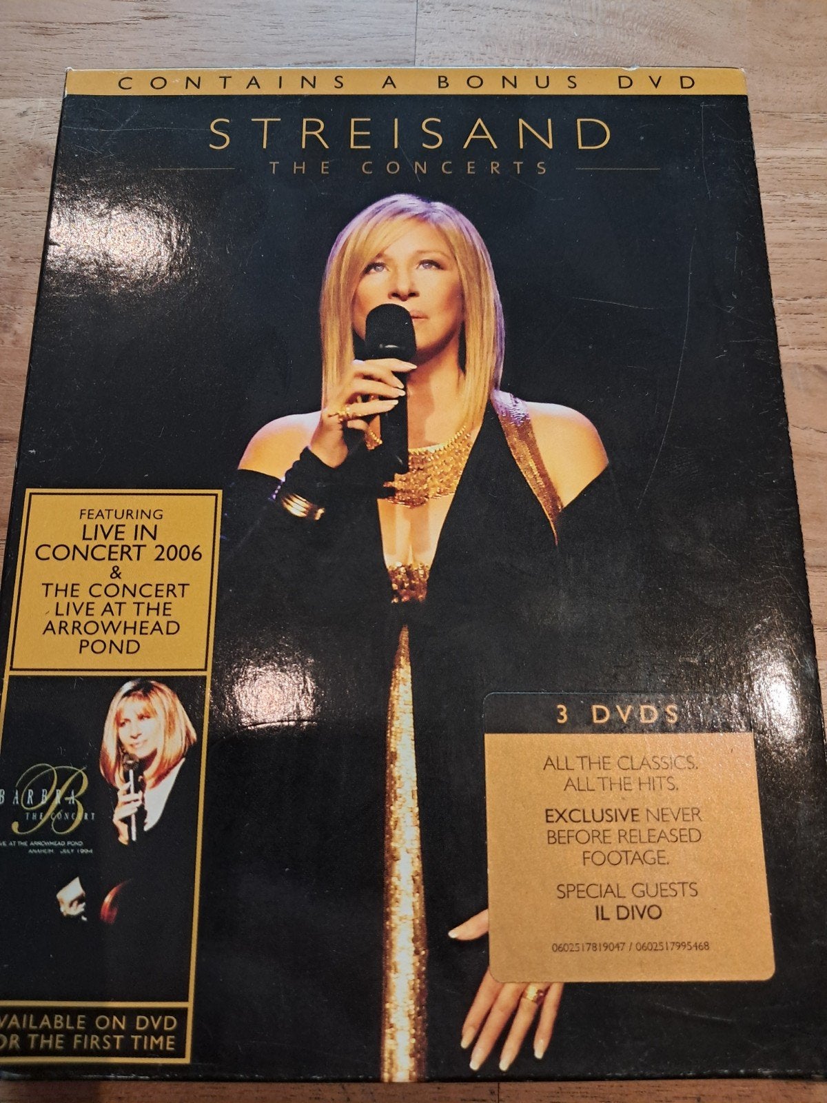 3 dvd box Barbra Streisand, Gebruikt, Alle leeftijden, Boxset, Muziek en Concerten