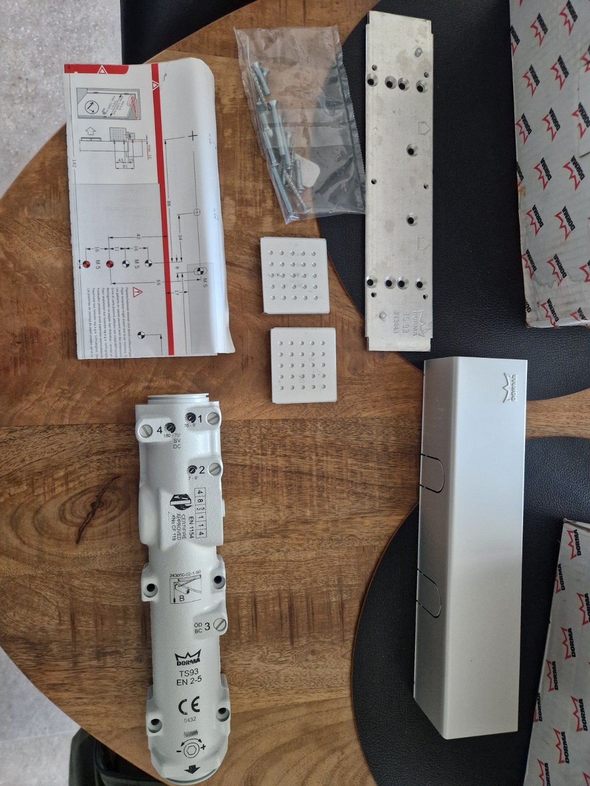 NIEUW 3x Dorma TS 93 B EN 2-5 deurpomp – nieuw – compleet, Ophalen, Nieuw, Metaal
