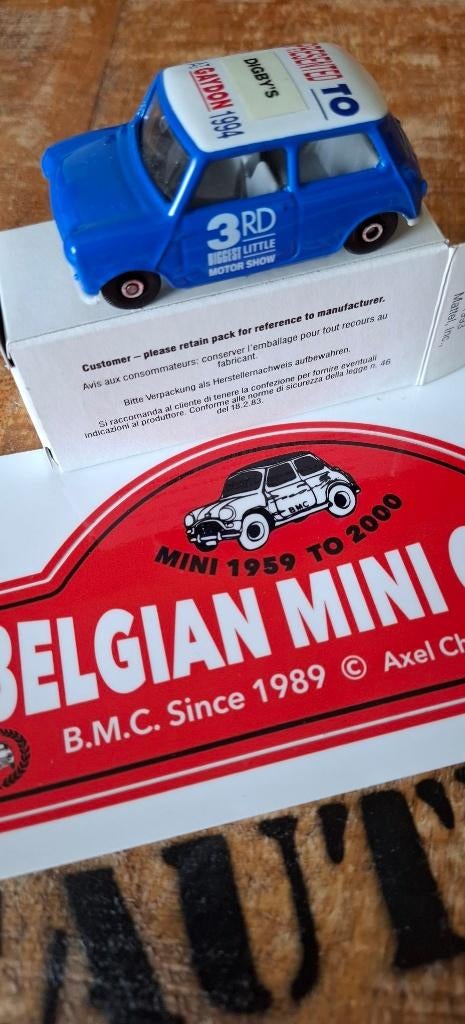 MINI AUSTIN Cooper Mk1 Blue I.M.M.GAYDON 1994 CORGI Neuve, Ophalen of Verzenden, Nieuw, Auto