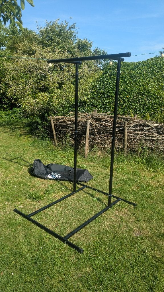 Gravity Fitness Pull up Bar met draagtas, Enlèvement, Comme neuf, Aluminium, Centrale électrique