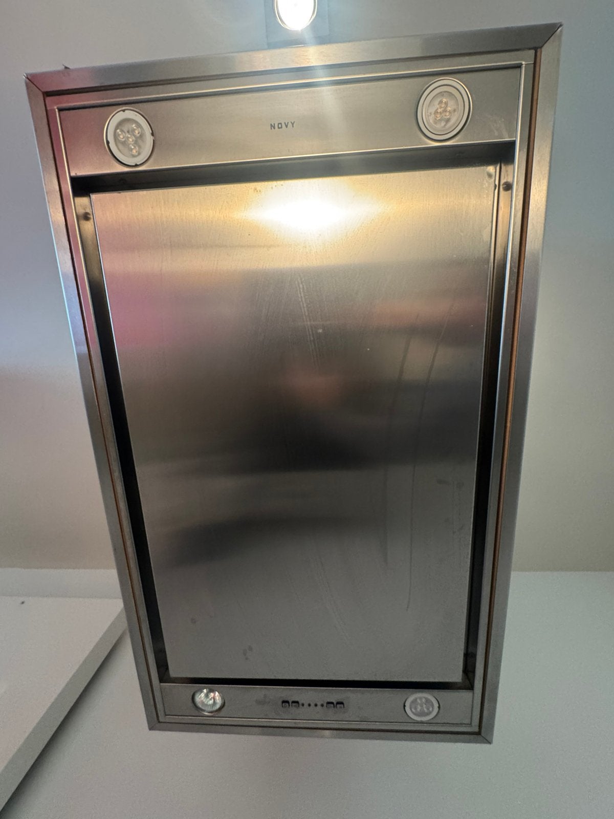 Afzuigkap NOVY, Elektronische apparatuur, Ophalen, Zo goed als nieuw, Eilandschouwkap, Vrijstaand