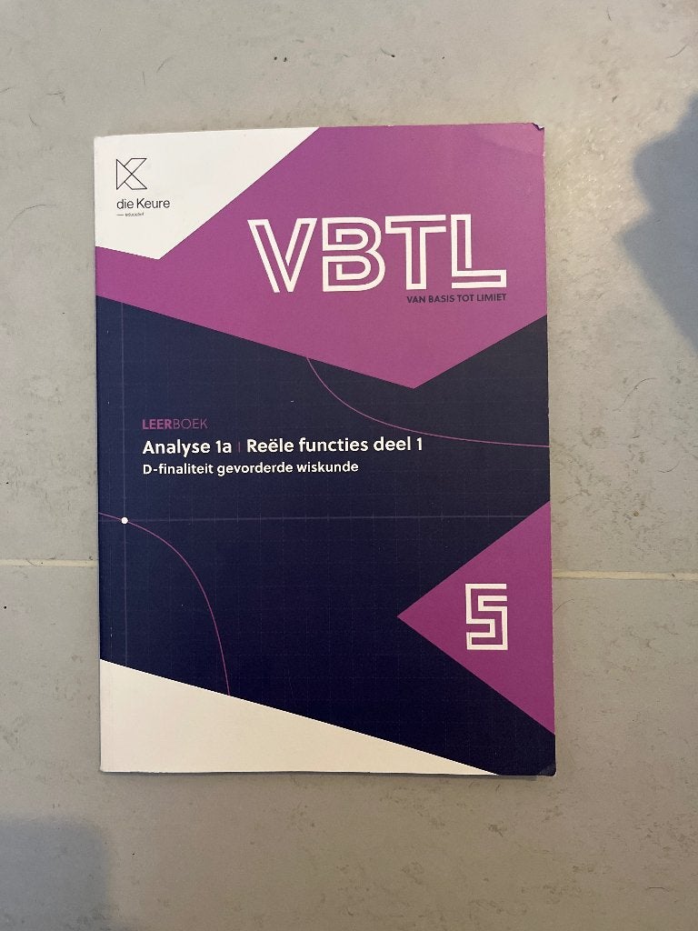 VBTL: Analyse 1a, Ophalen, ASO, Die keure, Zo goed als nieuw