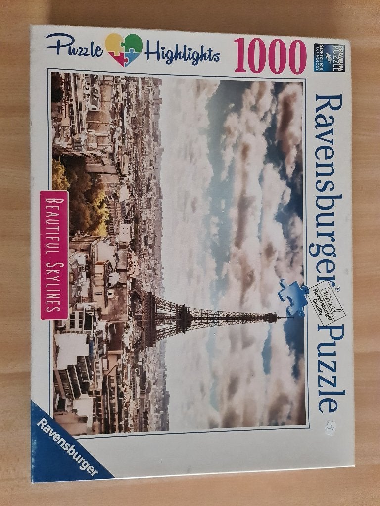 puzzel Ravensburger, Eifeltoren, 1000 stukken, Ophalen, Zo goed als nieuw