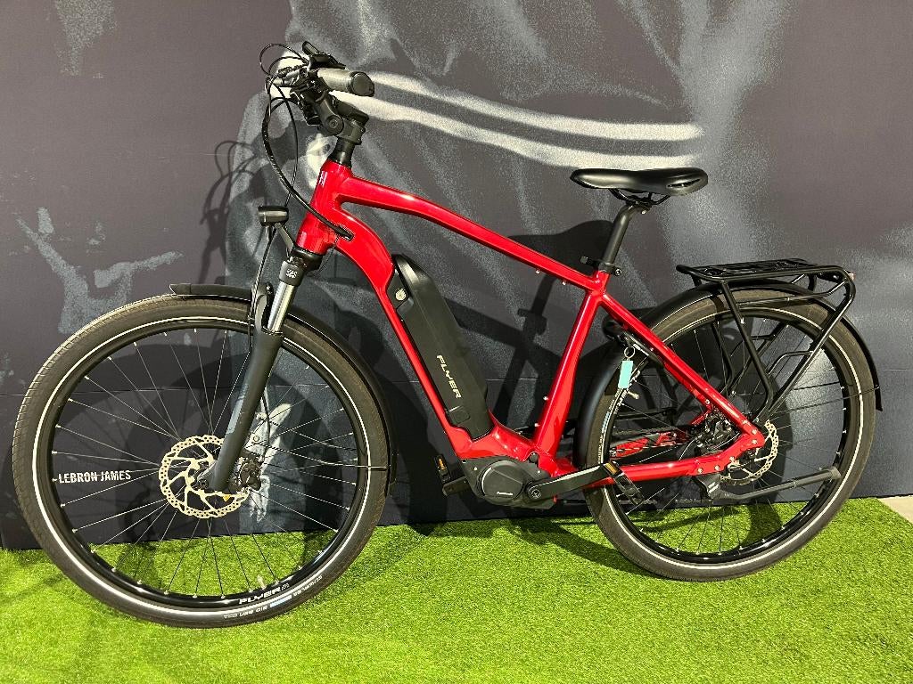NIEUWE fiets Flyer Upstreet5 5.10 Gents 630Wh LARGE 2022, Ophalen, FLYER, Zo goed als nieuw, Schijfrem