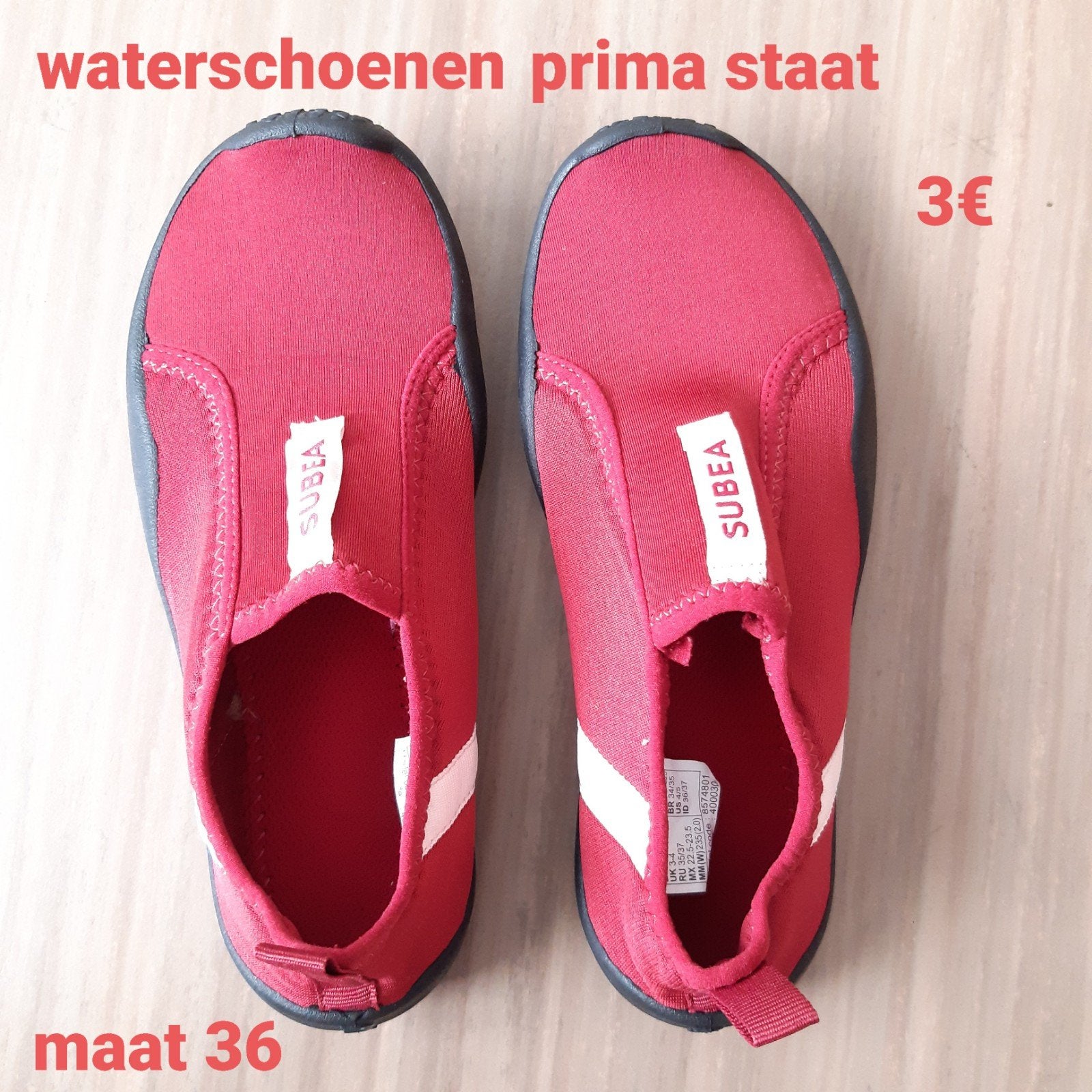 Waterschoenen maat 36, Kinderen en Baby's, Kinderkleding | Schoenen en Sokken, Ophalen