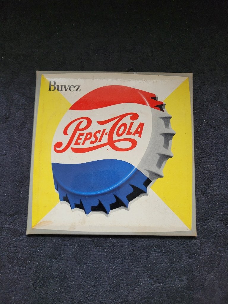 Reclamebord van Pepsi usa, Verzamelen, Ophalen of Verzenden, Gebruikt, Reclamebord